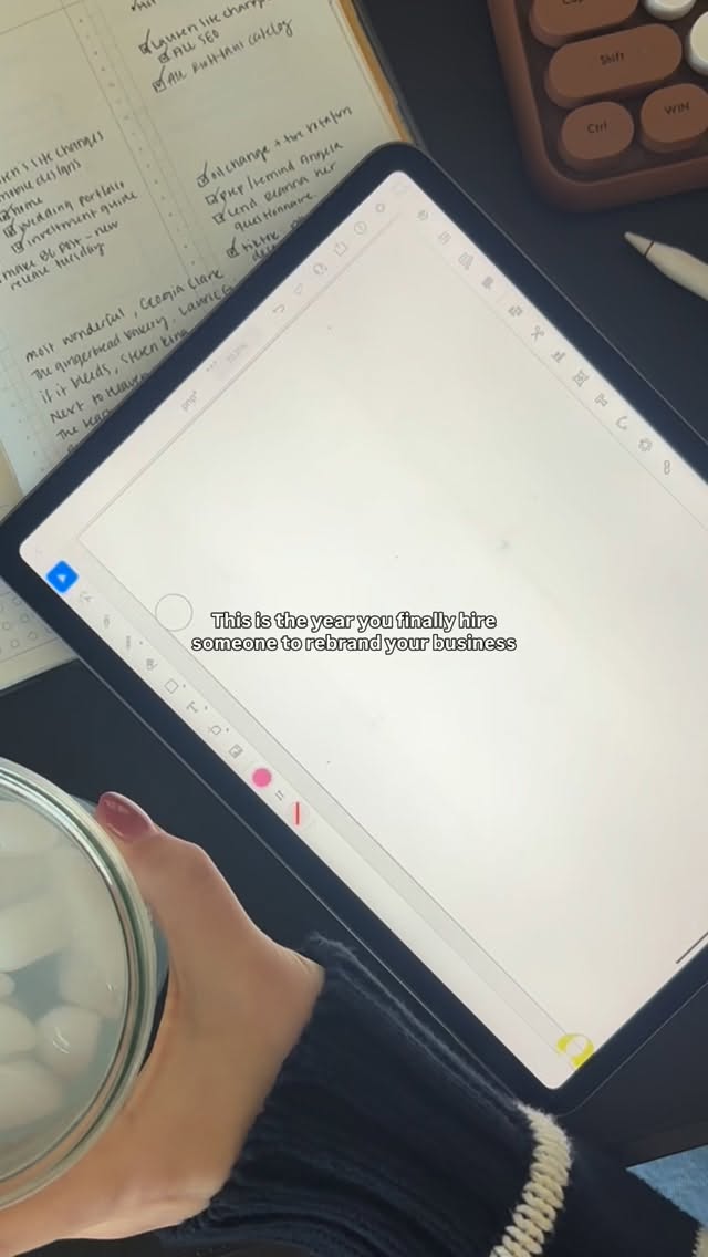 This is the year we finally hire someone trustworthy to rebrand your business 🤩