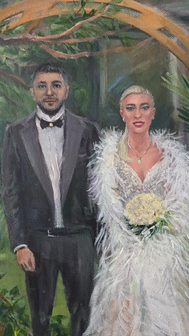 Александра и Никола 💍🎨
Локация: @pasarellake.club
#сватбенподарък #сватбенакартина #сватбенхудожникнаживо #горскасватба #сватба2025