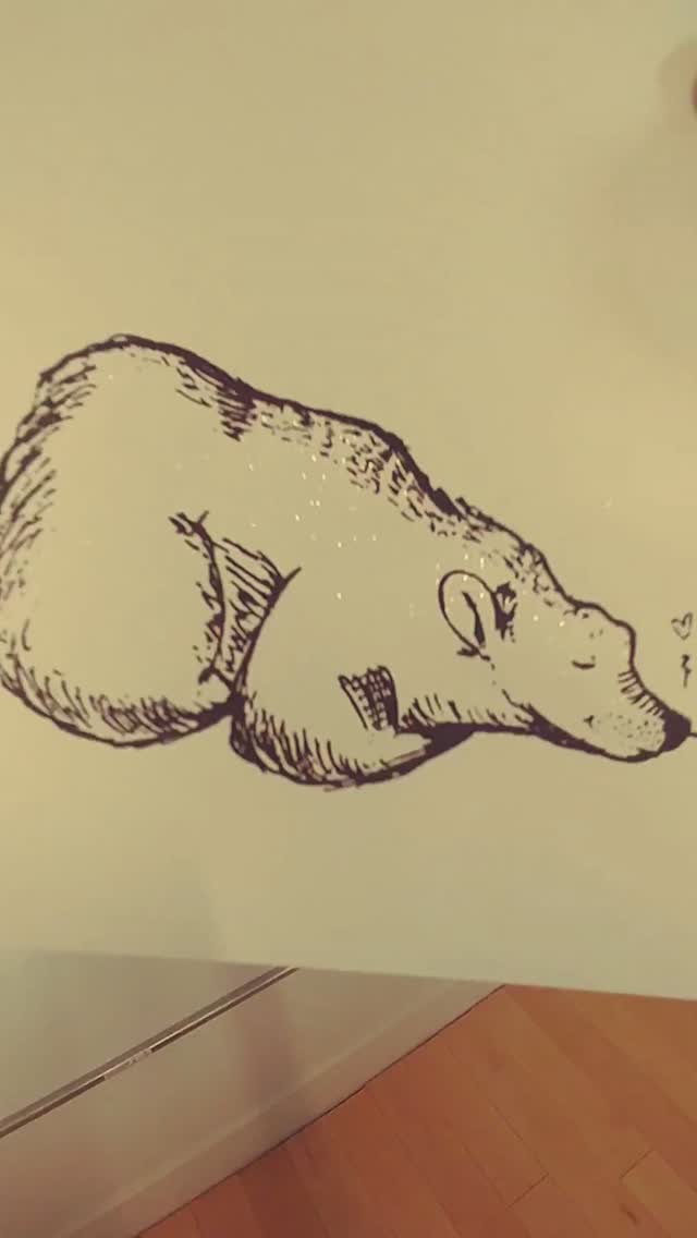 SNOW DAY!
Nothing really to share here, there's just SO MUCH SNOW today so we are sharing a throwback to this super sparkly polar bear card made as part of a past edition of holiday cards.
Stay safe and warm out there! Barring continued snow, we will still be running our drop-in and cyanotype workshop this week...inside, where it's warm and not snowing, lol.
ID: a short clip of a screen printed card being waved around to show off its sparkle. The card is a line drawing of a polar bear taking a nap.