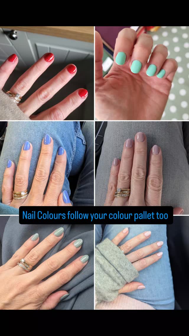 Once you understand your depth, tone and clarity levels (i.e. your colour pallet!), then it works for way more than just your clothes.
✅ Nail colours
✅ Makeup
✅ Hair colour
✅ Jewellery
Having a full colour analysis with me really is a totally transformative experience.
Book via my link, or message me. Why not come with a friend, joint session are super fun 😊
#colouranalysis #nailsnailsnails #nailinspiration♥️ #ColourTheory #coloranalysis