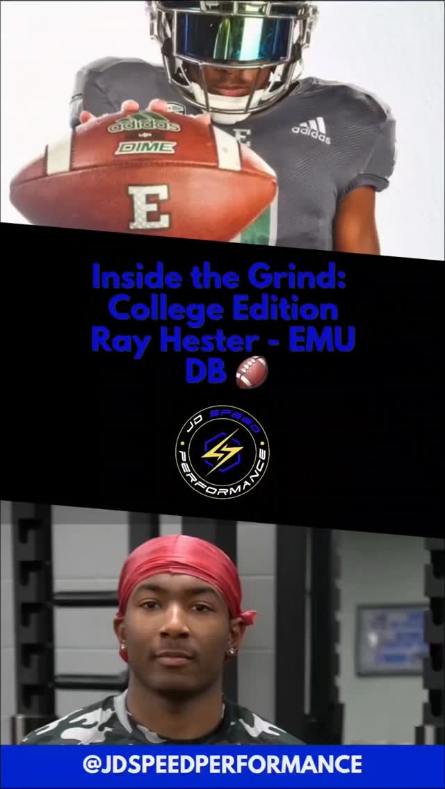 INSIDE THE GRIND: RAY HESTER
@rayhester_2x dropped some gems 💎 in this edition of Inside the Grind. Ray is a 🏈 DB at @emufb, ready to take his game to the next level.
Check out the full interview on my YouTube.
Click link in bio to watch, subscribe, and like.
#JDSP #jdspeedperformance #speedtrainer #sportsperformance #collegefootball