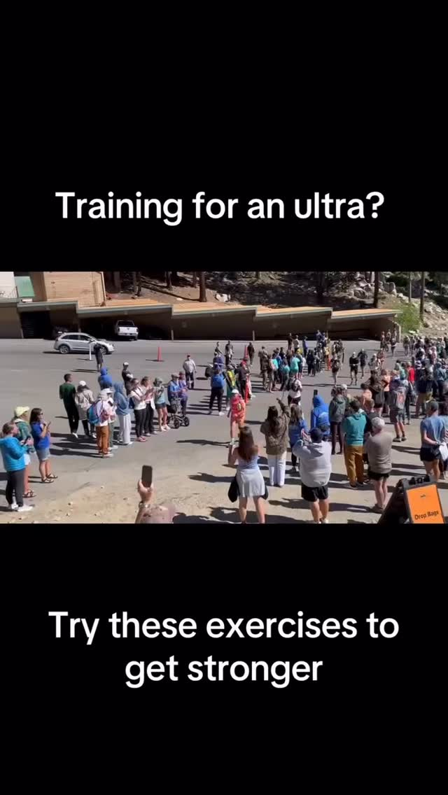 This was the start of Tahoe 200 last year and I had done a load of strength work throughout the year to prepare for this race. Thanks @evolvedsportsperformance for the help.
Try these exercises to help you get strong for the climbs and descents in ultra races.
Adding in eccentric training helps build strength, muscle mass and power while improving control, mobility and injury resistance by strengthening tendons and connective tissues.
Eccentric training focuses on the last portion of the muscle movement where the muscle is lengthening under load to return to the starting position.
Try these - without weights first of all to get used to the feeling of the movement.
Eccentric Back Squat
Eccentric Bulgarian Split Squat
Pull Up Holds
Eccentric Half Kneeling Shoulder Press
Eccentric Inverted Rows
Banded deadbugs
Run Bold. Run with Intention. Run Happy.
#ultrarunning #tahoe200 #ultratraining #ultrarunningtips #enduranceruncoach