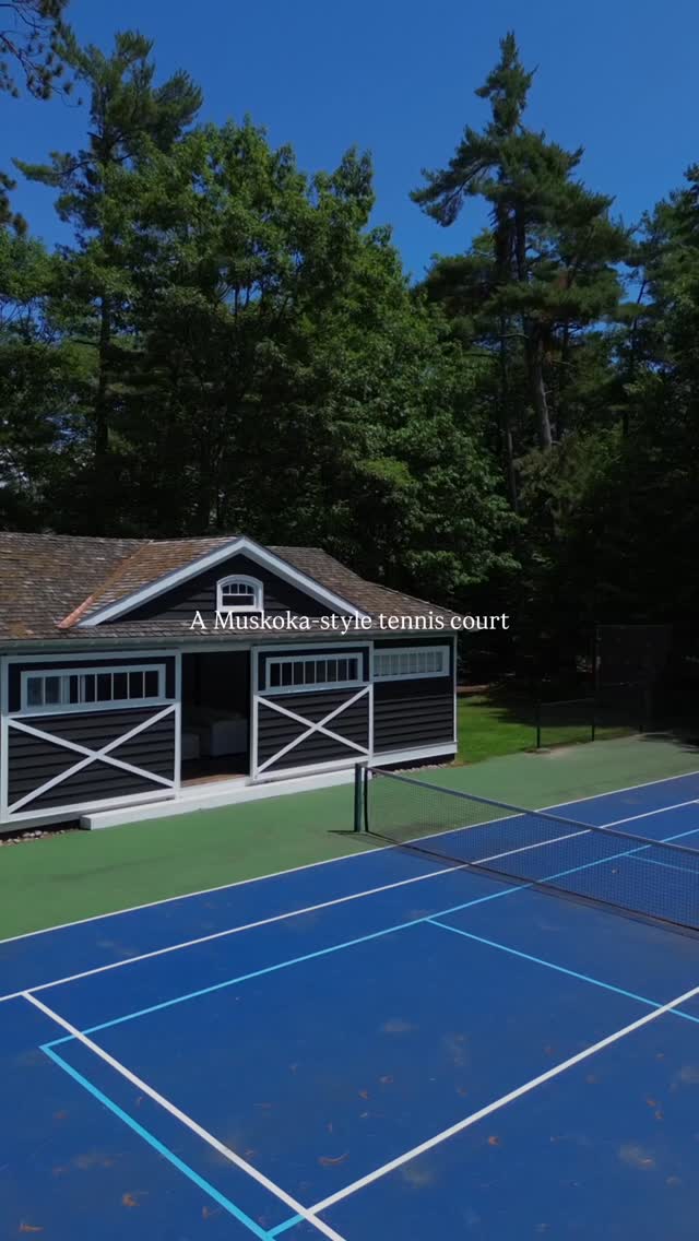 Court side or lakeside? It’s hard to choose when you get both
Tucked away on a 16-acre private island in Muskoka, this is one of the most unique tennis court settings I’ve ever seen and it was a pleasure capturing what makes this property so special.
Surrounded by dense forest and water in every direction, it feels completely secluded — like the lake and the court were designed to coexist.
And this is just one feature.
The island hosts 14 beds, 10 baths, sleeps up to 32 guests, includes 6 beach locations and 6 separate buildings — all wrapped in nature. The clubhouse is a standout, with its own kitchen and bedrooms, plus sliding doors on both sides of the living space that open to full court-side views on one end and classic Muskoka lake views on the other. Would you like to see more of this property?
Private island. Tennis at your doorstep. Muskoka everywhere you look.
Would you stay here? 👀
📍 Old Woman Island, Muskoka
Hosted by @jaynescottages
#luxuryrentalproperties #privateisland #tenniscourts