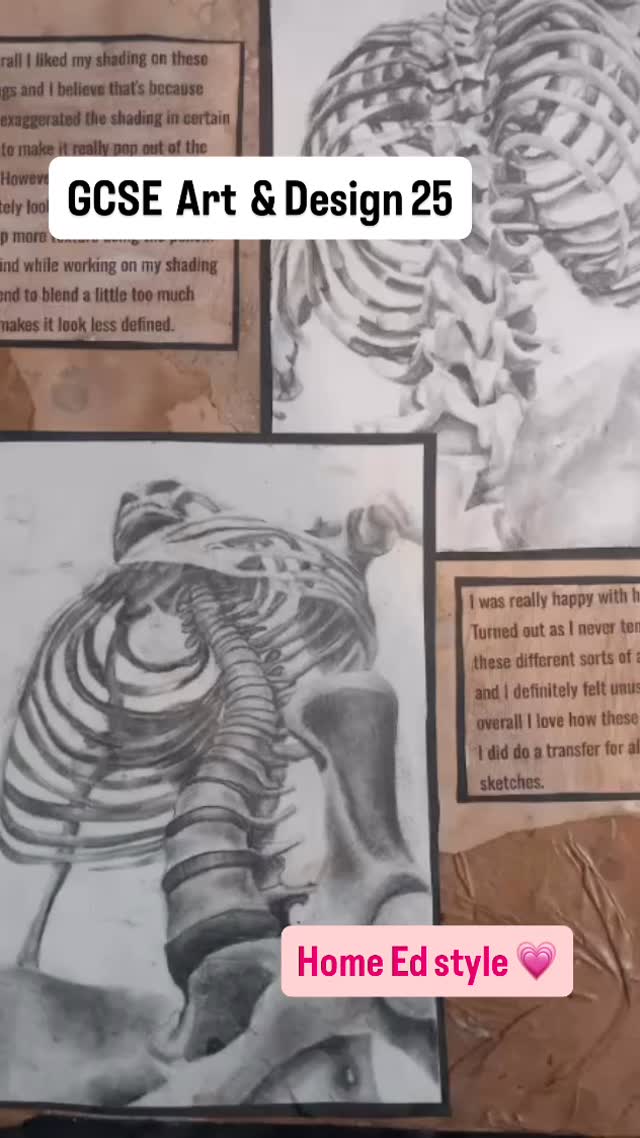 GCSE Art & Design | Home Ed Style.
Another fab project, exploring the theme of Growth & Decay — chosen by H.
Creative freedom and individual voices are celebrated everyday @theartanddesignroom 💗
Each student is encouraged to develop their own ideas, experiment with materials, and grow in confidence at their own pace. 💗
🌟 GCSE Art & Design course Fast track)
🌟Starting February
🌟 For 2027 entry
Only TWO places available
If you’re interested, email laura@theartanddesignroom.com
or message 07411 956942
#homeedart #homeeducation #gcseart #gcsearthomeed