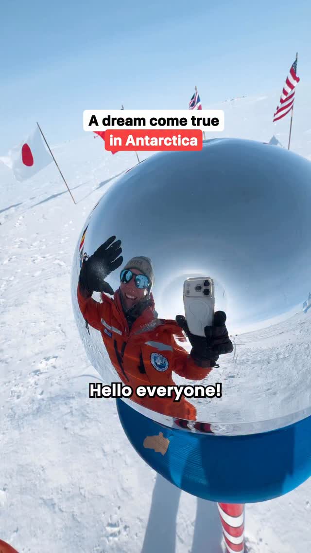 🌐 We made it but this is not the end of our journey!
⛷️🪁 After 61 days and more than 2,700 km kiting from our starting point at Thorshammer,
we have finally reached the geographic South Pole.
🧭 There are still 1,500 km to go to reach our final destination : Hercules Inlet.
💙 Standing here is incredible, following in the footsteps of Scott, Shackleton, and Amundsen.
🛷 What feels even more extraordinary is being able to carry out scientific research this far south,
and across the entire Antarctic continent.
The journey continues.
🖥️ Follow our GPS track live on our website (link in bio)
🛰️ We’ll keep sending daily updates from the ice!
🔔 Subscribe to follow the Under Antarctica expedition live!
#UnderAntarctica #Antarctica #Science #Expedition