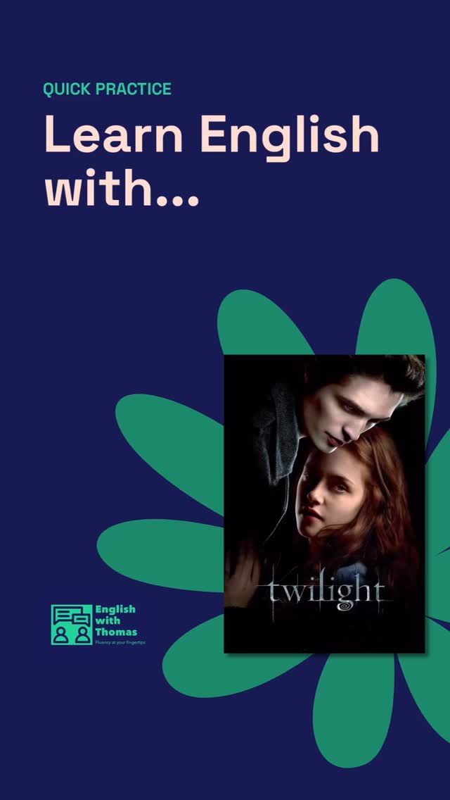 Quick intermediate English practice with Alice and Edward.
Want the full Twilight lesson and more? Hit the link in my bio. It’s completely free! No account needed!
#inglesintermediario #anglaisintermédiaire #twilightforever #teachertok