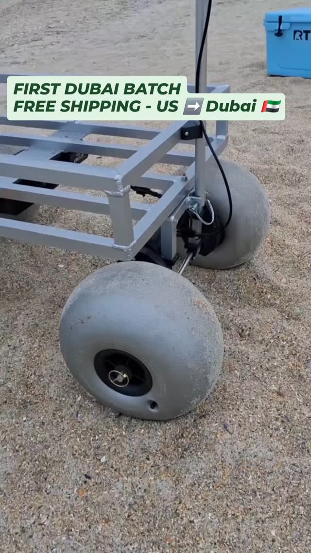 AE DUBAI LAUNCH
The first Beach Mule electric beach cart Dubai batch is now open.
This is our pilot batch for Dubai, created to establish Beach Mule in the region.
For this initial production run, we're offering FREE SHIPPING from the USA to Dubai 🚚 (our factory to your doorstep)
Quantities are limited. This initial production run is reserved for early Dubai customers ahead of the broader availability.
Reserve your's now before the few are gone with the link on this post!
www.thebeachmule.com ➡️ homepage ➡️ Dubai
#Dubai #Dubaibeachlife #UAE #beachlife #electric