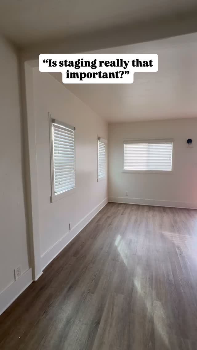 Staging is THAT important! It helps buyers envision themselves living there. Staging is proven to help homes sell faster, and for more! #homestaging #interiordesign #realestate #sandiego #homestager