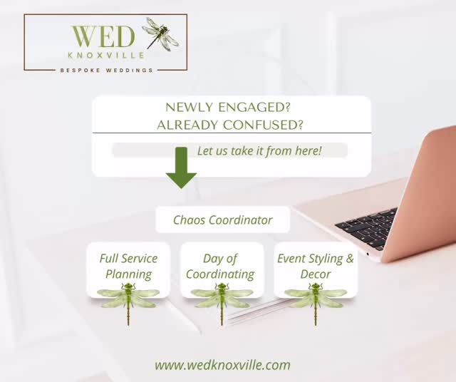 💍You’re engaged…. YES!
🤔What’s next?
🖤We got you, Sis!!!!
🌿Full Service Planning
🌿Partial Planning
🌿Day of Coordinating
🌿Event Styling and Decor
🌿Rentals
✨All Inclusive Packages
💲Ask about our Engagement Season Incentives
#knoxvilleweddingplanner #knoxvilleweddingcoordinator #smokymountainweddingplanner #wedknoxville