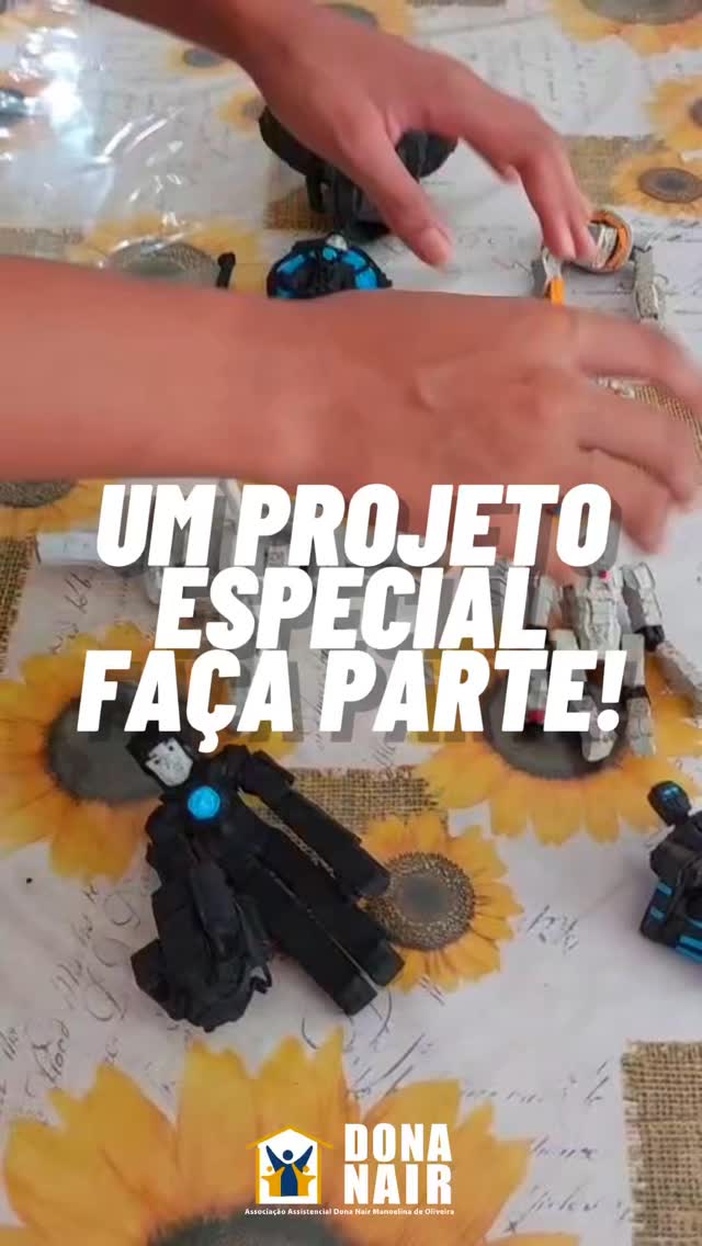 Oi, pessoal.
Somos da Associação Assistencial Dona Nair Manoelina de Oliveira, da Unidade de Acolhimento Infantojuvenil (UAI), e trazemos um recado de um de nossos acolhidos para vocês:
“Eu sou um adolescente de 15 anos que gosta de fazer criações variadas, e que atualmente está em condições limitadas, e por isso gostaria de pedir a ajuda e colaboração de vocês para desenvolver meu projeto”. Vamos juntos nessa? Quem puder contribuir para aquisição dos materiais.
Nosso PIX é: 97.551.665/0001-25