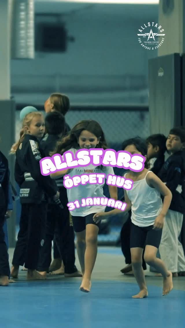 Allstars Öppet Hus – 31 januari
✨ En dag fylld av gemenskap, rörelse och inspiration! ✨
Välkommen till en fantastisk dag hos Allstars! Vi bjuder in dig till vårt Öppet Hus – en energifylld dag med prova på-pass, roliga aktiviteter, tävlingar och grymma erbjudanden. Allt är helt gratis och alla är välkomna!
💥 Upplev glädjen i rörelse
💥Träffa våra härliga coacher och inspirerande profiler
💥Testa olika kampsporter och träningsformer
💥Ta del av fina erbjudanden – bara denna dag!
För alla åldrar och nivåer - Ingen förkunskap krävs - Kom som du är – och ha kul!
Preliminärt schema för dagen:
10.00 – 10.45 / 10.00 – 11.00
* Barn BJJ (4–6 år)
* Thaiboxning (9–14 år)
11.00 – 12.00
* MMA (9–14 år)
* Barn BJJ (7–11 år)
* BJJ Barn (11–14 år)
12.15 – 13.15
* Thaiboxning för tjejer
* BJJ (alla nivåer)
13.30 – 14.30
* Thaiboxning (alla nivåer)
* Fyspass för tjejer
14.45 – 16.00
* MMA (alla nivåer)
16.05 – 16.25
* Q&A med profiler
Vi ses den 31 januari – ta med familjen, vännerna eller kom själv. Vi lovar en dag fylld av pepp, gemenskap och nya upplevelser 💙