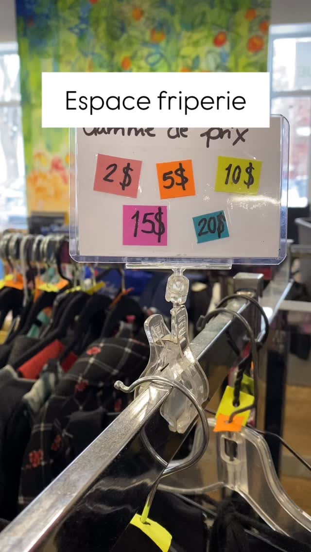 Notre section friperie est prête à accueillir des nouveautés.
Donner une seconde vie à vos vêtements !
Espace Organique c'est plus qu'une épicerie, c'est un endroit où partager ses valeurs, évoluer quotidiennement en ayant pour vision une santé globale 😍