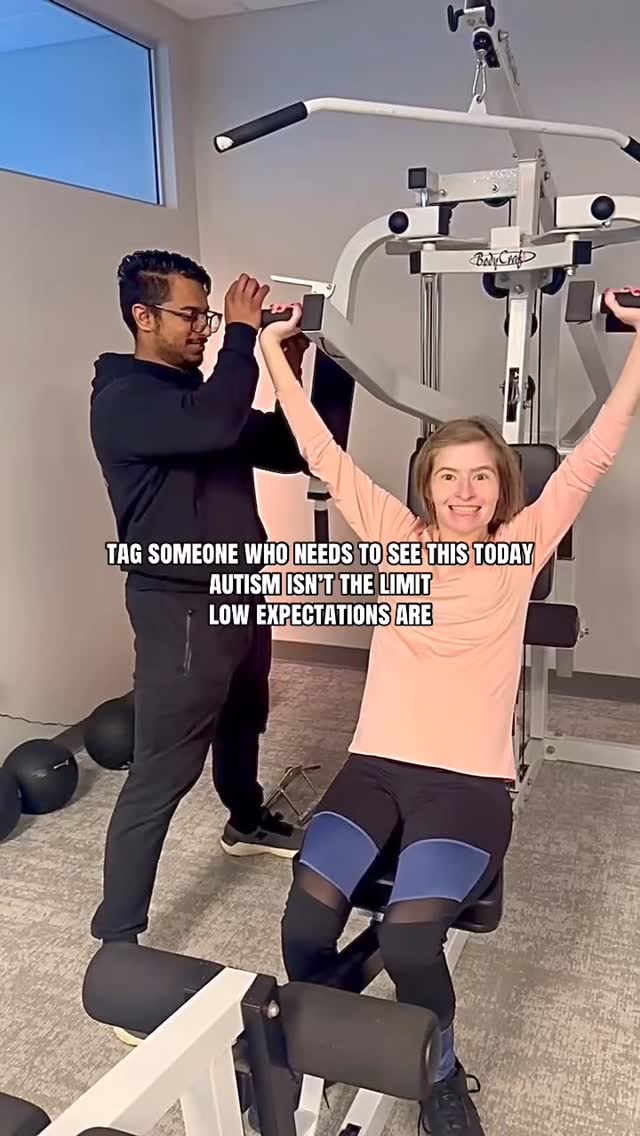 she doesnât push through workouts to prove anything to you.
she shows up, works hard, and smiles the whole time because this is her space.
autism doesnât need fixing. it needs respect, patience, and belief.
this is what real strength looks like.
#autismacceptance
#inclusive
#adaptiveathlete
#differentnotless
#smile