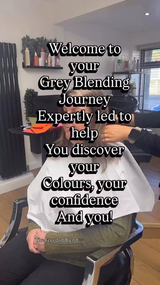 Itās not just a hair appointment!
Grey blending isnāt a quick fix⦠you wonāt find it in a one off appointment..itās a journey of rediscovery.
A journey where we explore the colours that lift your complexion, enhance your natural grey, and support you through the changes your hair experiences in menopause.
Itās not about hiding who you are⦠itās about finding you again.
As a grey blending specialist, I guide you step by step, from colour draping to personalised maintenance plans, so you feel confident, seen, and supported every step of the way from adapting your colour as we go to planning out the best maintenance plan for you!
š«If youāre ready to invest in a premium service that gives you the results and guides you step by step.
Dm āREADYā and Iāll send you the link to my grey blending application!