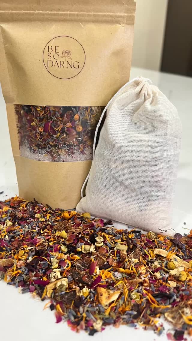 Now brewing something special 🌿
My all-natural Bath Teas are officially here.
Thoughtfully blended with salts, essential oil, dried botanicals, herbs, and flowers to transform your bath into a calming, skin-loving ritual.
No synthetic fragrances. No fillers. Just simple, intentional ingredients made for rest, relaxation, and real self-care.
Slow down. Soak it in.
✨ Available now ✨
