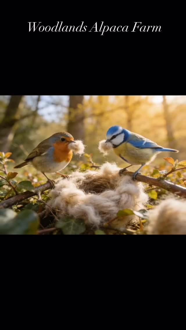 Isn’t Nature Beautiful 😍🍃
Our Alpaca Fleece is available from woodlands alpaca farm 🦙💕
A special treat for Nesting Birds - 🪺
Soft • Warm • Natural = 🤍
Perfect for lining nests and keeping chicks cozy. 🥰
100% untreated alpaca fleece - a natural gift for garden birds. 🪺
#nestingbirds #wildlife #alpaca #fyp #woodlandsalpacafarm