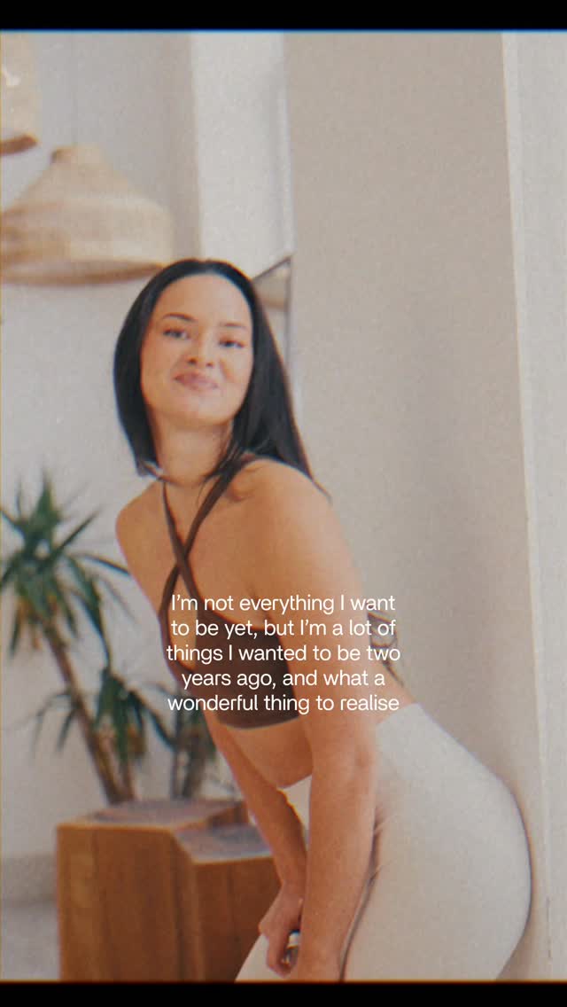 I’m not everything I want to be, but I’m more than I was 🤍