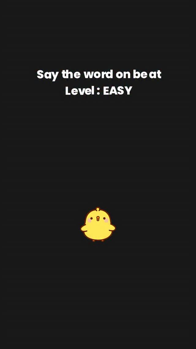 Say the word on beat and let us know how you did 📣#challenge