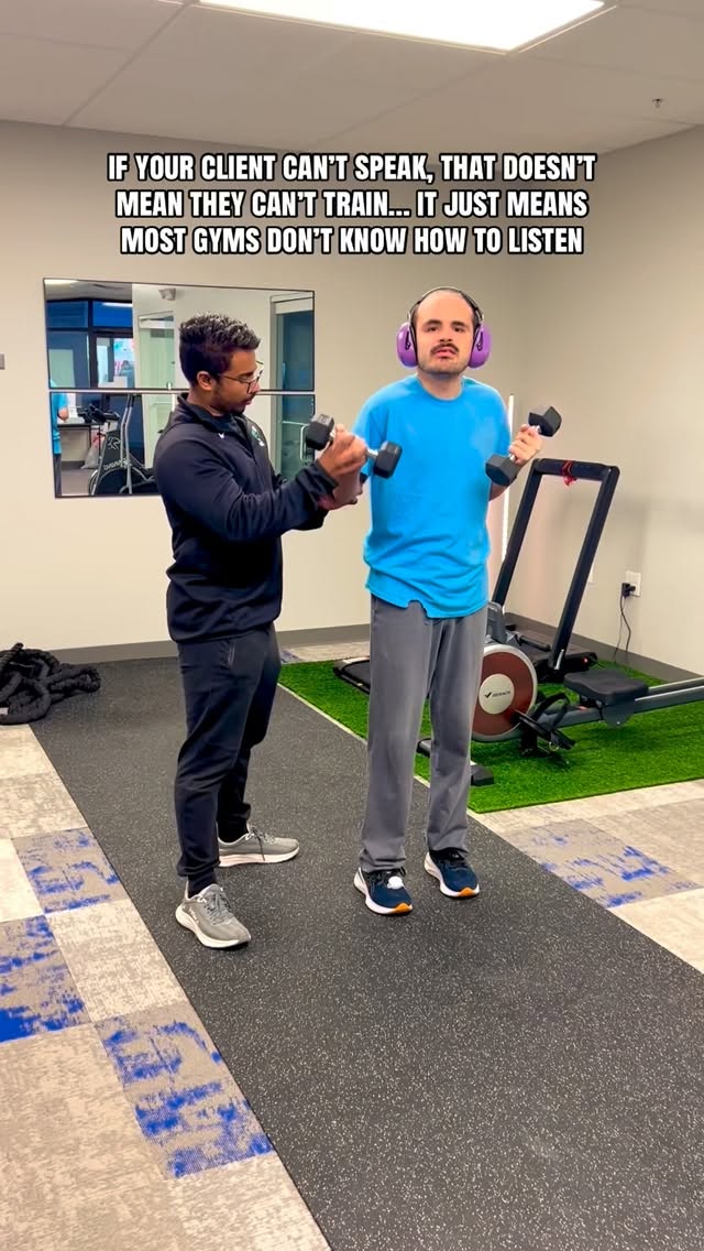 Nonverbal doesn’t mean incapable. It means intentional coaching, patience, and actually knowing what you’re doing. This is why not every trainer is qualified and why our clients get the best service. Clifton Park knows the difference.
#fyp
#disabilityinclusion
#autismacceptance
#inclusionmatters
#adaptivefitness