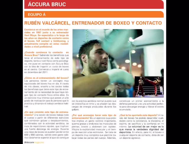 ROYAL BOXING CLUB · DESDE 2011 🥊
Accura Bruc
Hay trayectorias que no se improvisan.
Se construyen día a día, golpe a golpe, con constancia y respeto por el camino.
Entre 2011 y 2018, el boxeo formó parte activa del grupo Àccura, concretamente en Àccura Bruc.
Allí se sembró una forma de entender el entrenamiento:
técnica, disciplina, control y valores.
No era solo entrenar.
Era educar a través del boxeo.
Era demostrar que el boxeo puede ser salud, equilibrio y carácter.
Hoy, Royal Boxing Club recoge ese legado y lo proyecta hacia el presente.
Porque los proyectos cambian de espacio,
pero la esencia permanece.
Seguimos entrenando con la misma idea que en 2011:
formar personas fuertes dentro y fuera del ring.
Move with flow. Train with style.
@rjvalcarcel — Since 1997
#stylerbc #flowrbc #royalboxingclub #accurabruc
