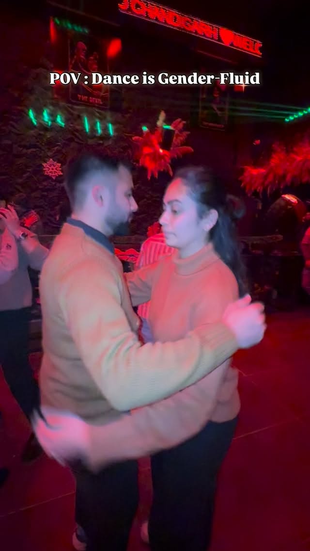 I lead.
He follows.
We switch. We flow. We listen.
In dance, there is no “his role” or “her role.”
There is only connection, music, and trust.
Because in dance, energy matters more than gender.
Intention matters more than labels.
We believe anyone can lead.
Anyone can follow.
Everyone deserves to feel the joy of movement.
This is social dancing.
This is expression.
This is gender-fluid.