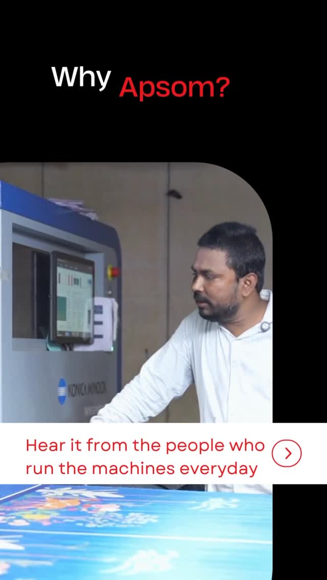 Not our words. Theirs. 👆
Operators who’ve worked across brands, workloads, and realities - sharing why Konica Minolta machines work for them. That’s the feedback we trust the most.
💬 Preferred not just by owners, but by the operators who depend on them every day.
🔧 Supported by a strong service team
📍 Pan-India presence
DM to connect with our experts!
#digitaltextileprinting #textilemachinery #printindustry #textilefactory #testimonial