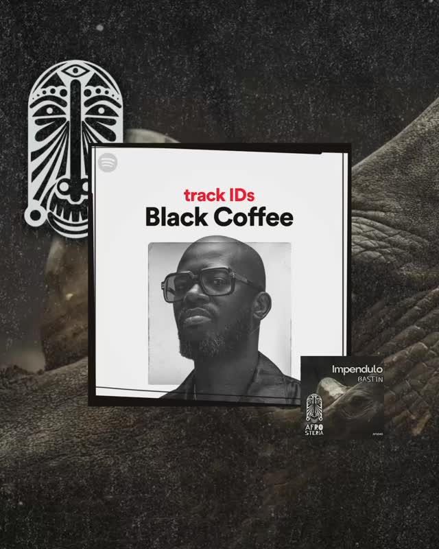 Bastin – Impendulo keeps moving.
Very proud to see the track added by Black Coffee to his Spotify editorial playlist
“Black Coffee Track IDs” 🖤
A strong recognition for Bastin and for Afrosteria.
Grateful for the support.
#Afrosteria #Bastin #Impendulo #BlackCoffee #AfroHouse
