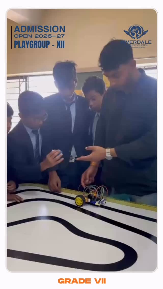 Nurturing future engineers with practical robotics skills and technological insight, our students actively engaged in hands-on learning, exploring sensor principles, circuit connections, and the working of a Line Following Robot. Building knowledge today for the innovators of tomorrow!
Admissions Open 2026-27! Enroll your child from Playgroup to Grade XII and give them the opportunity to learn, grow, and excel in a nurturing and innovative environment.
#RWSFutureEngineers #RoboticsWorkshop #STEMLearning #HandsOnLearning #TechnologyInAction #InnovatorsOfTomorrow #CircuitConnections #SensorTechnology #RoboticsEducation #EngineeringSkills #PracticalLearning #TechSavvyStudents #AdmissionsOpen #2026Admissions #PlaygroupToXII #QualityEducation #HolisticDevelopment #SchoolAdmissions #ShapingMinds #ExcellenceInEducation