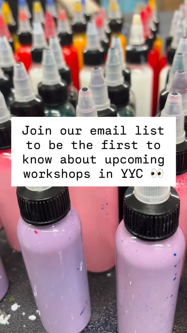 Be the first to know when we drop new workshops, link in bio. 🎨#yyc #craftnights #art