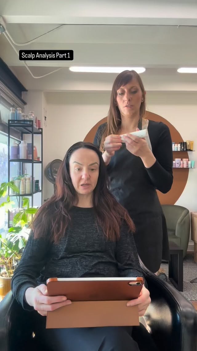 “I don’t just wash your hair - I diagnose what your scalp is actually telling us first. Here’s why:”
✨
Your scalp analysis isn’t a luxury add-on - it’s the foundation of everything we do at Wild Soul. Before water even touches your head, we’re examining your scalp under magnification because what’s happening at the root level determines the health of everything that grows from it.
✨
When oil sits too long, it oxidizes and inflames your follicles - creating that tender, sore feeling and potentially disrupting your hair growth cycle. Hormonal fluctuations (hello perimenopause) can make your scalp more reactive, changing your sensitivity to products overnight. And that buildup you can’t see? It’s feeding microbial overgrowth that no amount of at-home washing will fully address.
✨
This is why we start with analysis, not assumptions. Your scalp health is as unique as your fingerprint, and cookie-cutter treatments don’t cut it. We look at follicle health, sebum production, inflammation levels, and product residue before customizing your entire head spa experience.
✨
Because healthy hair doesn’t start with what you put ON it - it starts with building the right habits