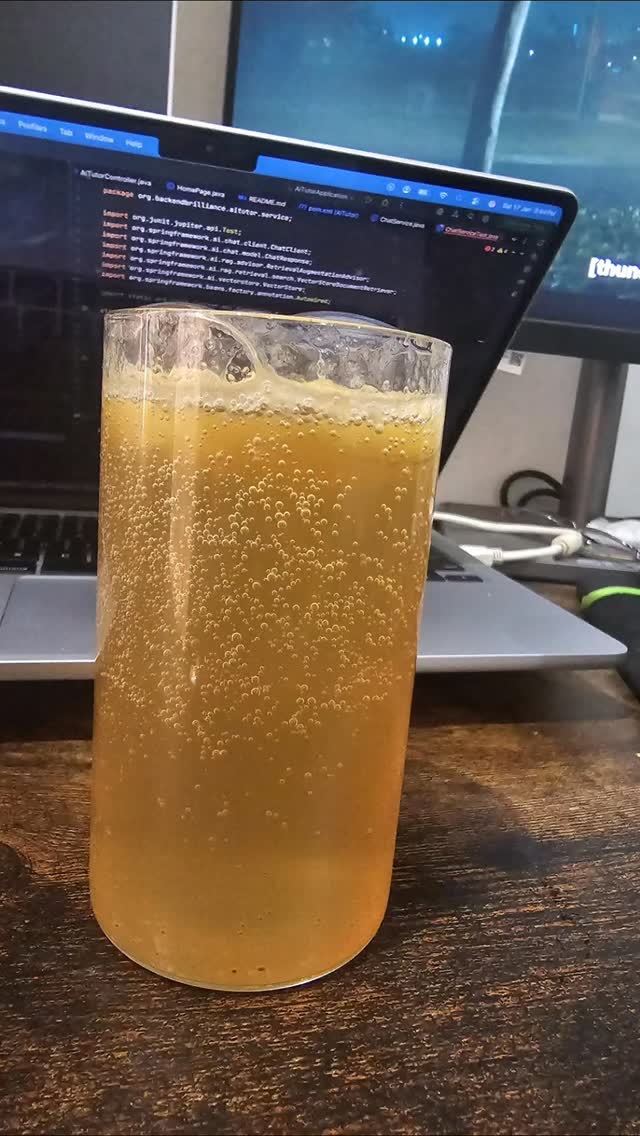 God Damn Weekend !!
Much needed JD Citrous Punch 🫡
#weekend #working #springboot