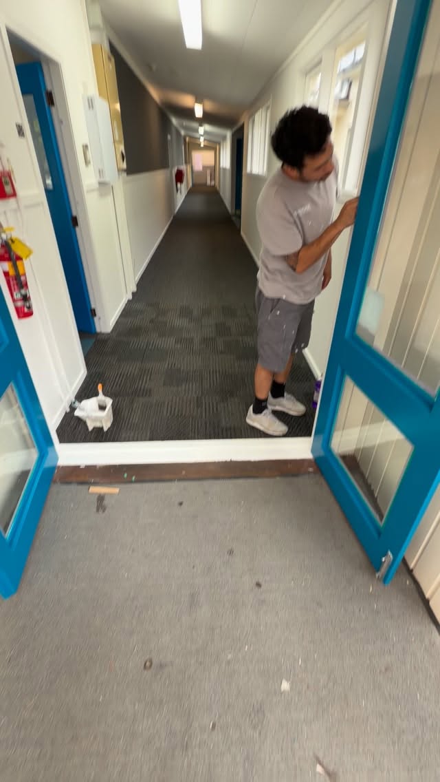 Quick glance of the makeover at the intermediate sector of Carmel college #silverstaterenovations #aucklandpainters #professionalpainters #duluxaccredited