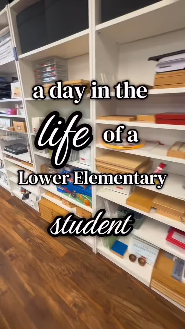 Wanna know what’s it’s like to be a lower elementary student at MBAR? Check this out 📚#montessori #education #student #dayinthelife