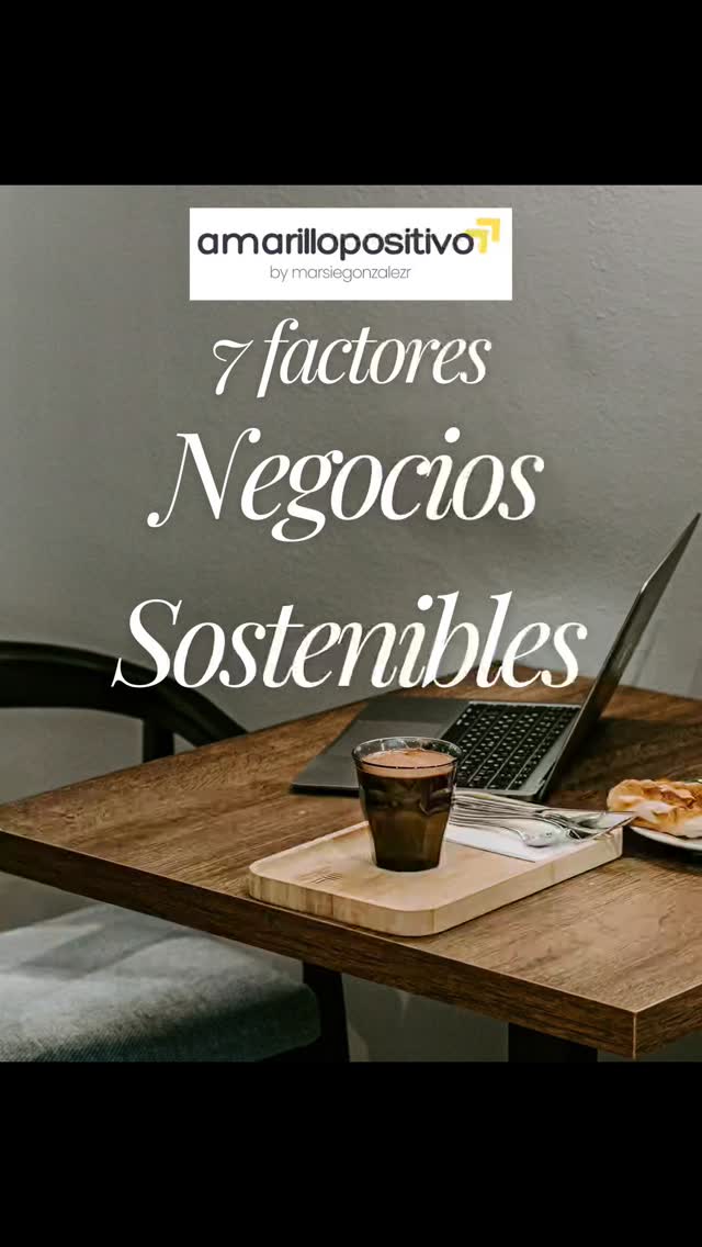 Metodologia de los 7 Factores del Modelo de Negocio Sostenible.
Una forma práctica de fortalecer tu negocio y transformarlo hacia la sostenibilidad: económica, social y ambiental!
Visita la página web: www.greatamarillopositivo.com y podrás ver todos los servicios y acceso al link para comprar el libro.
Puedes adquirirlo en USA y EUROPA en físico y si estás en Latinoamérica puedes adquirirlo de forma digital.
Ofrecemos mentorias individualizadas a toda Latinoamerica o negocios de latinos en el mundo.
Conoce más de AmarilloPositivo!
#negociossostenibles
#emprendimientolatino
