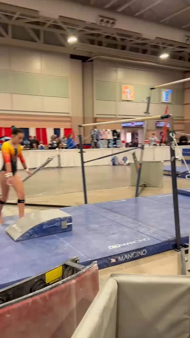 That feeling when you get your kip at the meet!!!!! Volume up for to hear Flip Out coaches absolutely losing it! #proudcoach #gymnastics #usaigc