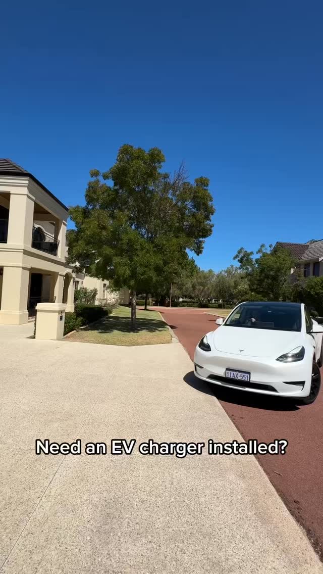 Need an EV charger installed? ⚡
Enjoy the convenience of charging at home.
Getting a quote is easy, we just need a few photos and a few details about the installation.
#Perthelectrician #perthelectrical #evcharging⚡️ #tesla #perthtesla
