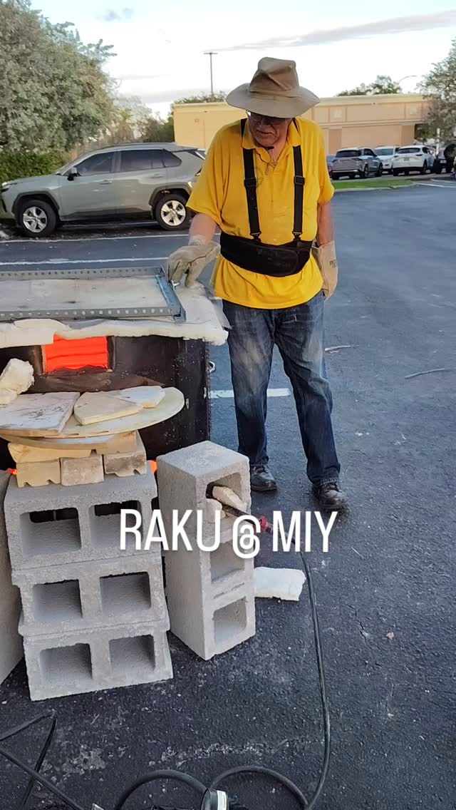 Feels so good to be back at it... It's RAKU season at MIY