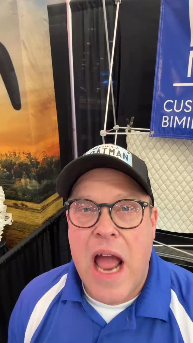 Today, Sunday the last day of the Oklahoma City boat show come on out and see us. We are in the Bennett center right in the middle of the building. Check out this aerial view. We will be here till 5 PM.