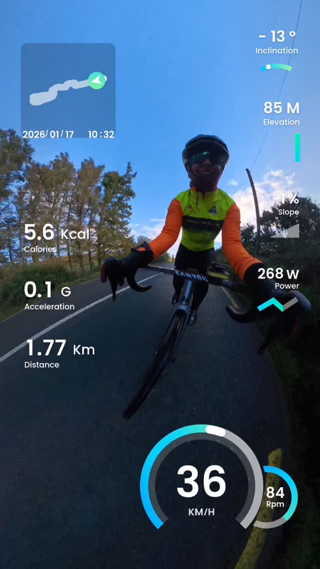 First cycle of 2026 🚴🏻♀️A gorgeous morning, blue skies and quiet roads - the perfect reminder that getting out is always worth it.
#cycling #cycle #movementthatinspires #motivation #canyon