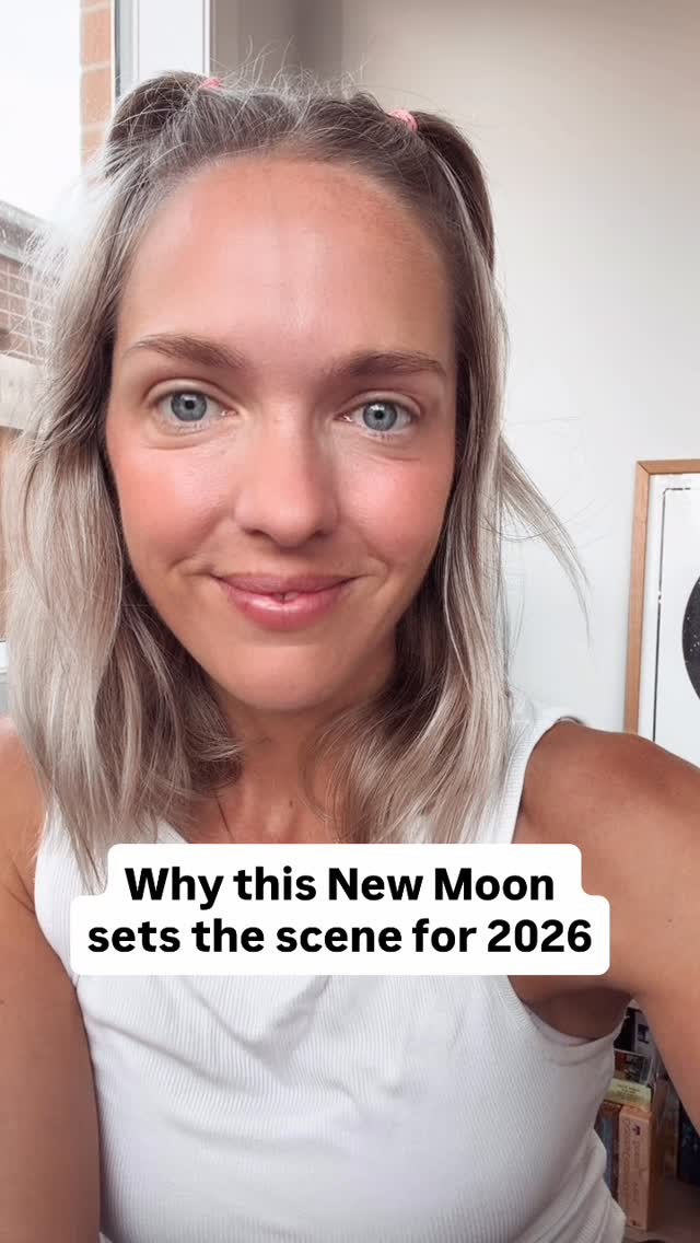 This New Moon is asking us to stand where we already are and tell the truth about what we’re ready to take responsibility for now. It’s not about “all new”, rather maturation and evolution that can be sustained over time.
This is late degree Capricorn: 28 degrees to be exact so we’re not starting from zero. We’re not wiping the slate clean. We’re claiming something we’ve been circling for a while. Something we’ve tested. Something we know, in our bones that we can no longer approach halfway.
For more check out Cosmic Sanctuary for a detailed journalling reflecting piece for this New Moon. And as always Cosmic Harmony podcast houses a run down on this lunation to keep you in the loop. Links in bio.
COMMENT below to receive a New Moon oracle 🌸✨🩷
#newmooncapricorn #newmoon2026 #2026goalsetting