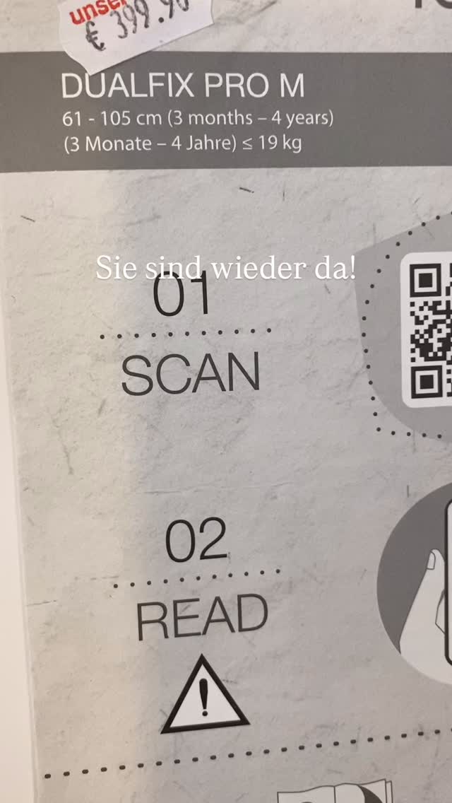 💙 Britax Römer sind wieder da!
Und wie immer : kaum ausgepackt, schon wieder halb weg.
Wenn ihr gerade auf der Suche seid - kommt vorbei oder schreibt mir direkt, bevor die Letzten verschwinden.
🧡 Montags bin ich gern nach Vereinbarung nur für euch da!
Traut euch und macht euch einen Termin!
#britaxrömer #deutschland #babyhausdessau #kindersitze #familienglück