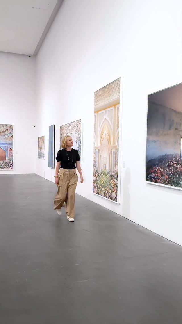 We are grateful that arts writer and curator @annaseaman1 enjoyed spending time viewing the solo exhibition of 'The Wild Within' by @ryan.koopmans & @alice.wexell at @leilahellergallery in Dubai.