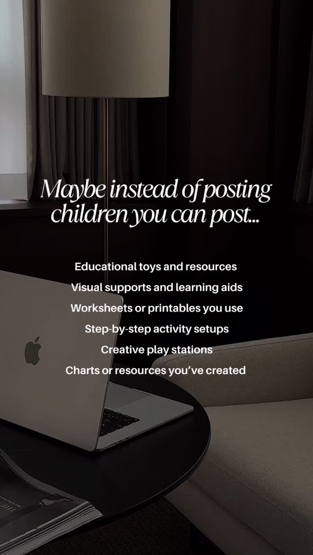 Let’s normalise not posting children as content 🤞🏼 #childsafety #ahpra