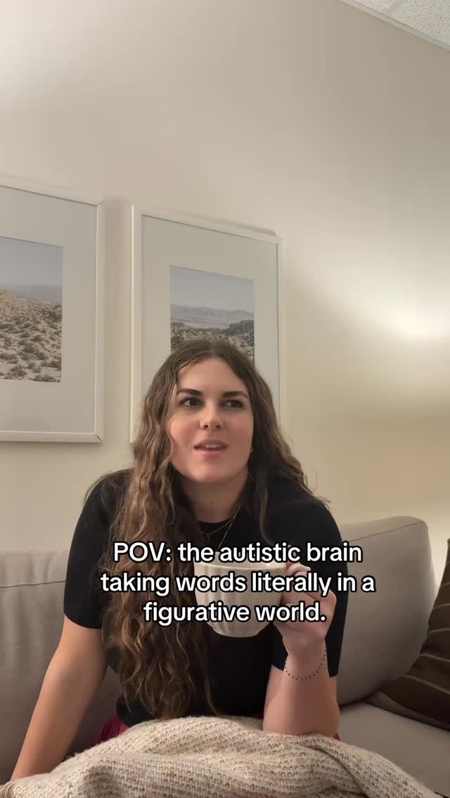 Many Autistic brains take words as they are…no hidden meanings required. 🧠
#mentalhealth #mentalhealthawareness #therapy #autism #neurodivergent