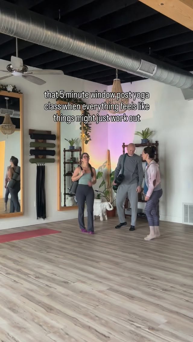 have to believe that all the good intentions through each class get carried on with everyone after every flow ✨ #purebliss #yogaclass #yogacommunity #perrysburg #yogaforeveryone