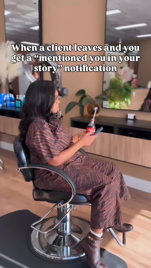 Seriously though…nothing makes our day more than being tagged in some client selfie love. 🥰 The best compliment and way to let us know you’re feelin’ it. ♥️
.
.
.
.
#artehairstudio #bellevuewa #rentonhairstylist #salonreels #salonhumor