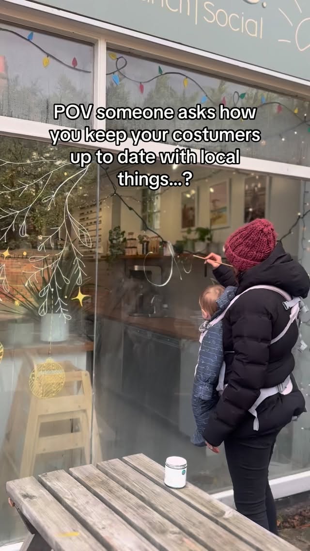 “How do you inform the locals about what’s going on in the area…?”
The old fashioned way of course! ☕️
#coffee #local #twyford #independentbusiness #familybusiness