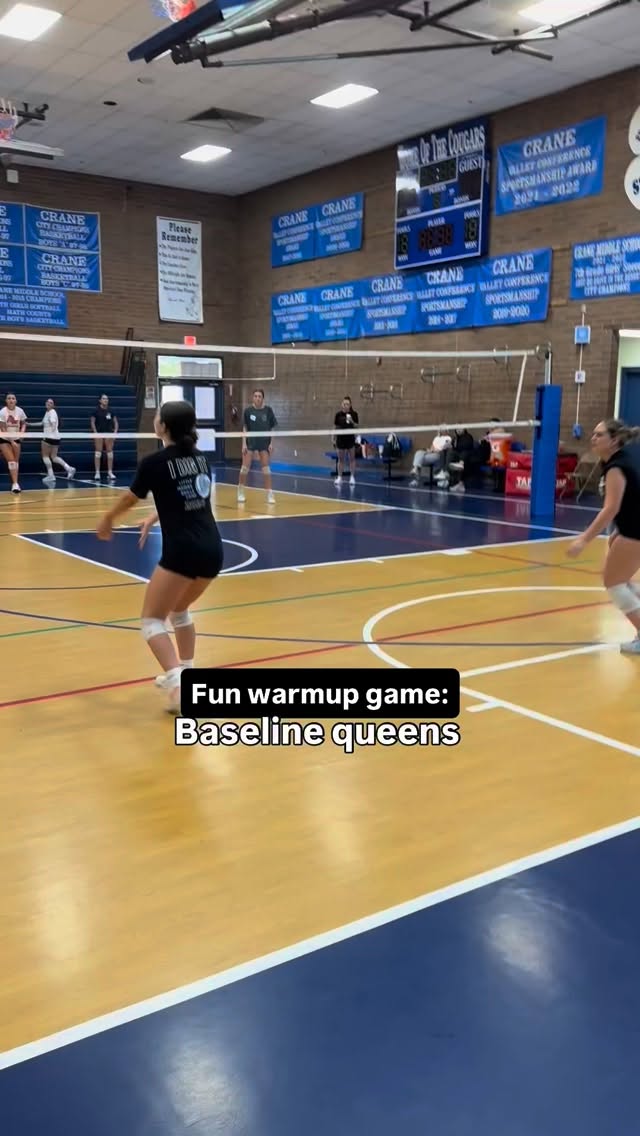 Fun warm-up game for volleyball players ✨
Baseline Queens is a fast, competitive 3‑on‑3 game just like regular Queens…
but with one twist:
Every time you contact the ball, you must run and touch the baseline before you can play again.
How the Game Starts
The game is initiated with a toss to the Queens side.
Queens receives the first ball, and the rally begins from there.
How the Game Works
🟣 1. Queens Receives the First Ball
Coach or player tosses the ball to the Queens side to start every rally.
Queens must pass → set → hit just like a normal play.
🟣 2. Every Contact = Touch the Baseline
Any time a player touches the ball — pass, set, hit, dig — they must:
Sprint → Touch the baseline → Re‑enter the play
This forces:
• Hustle
• Fast transitions
• Communication
• Court awareness
• Conditioning under pressure
🟣 3. Winning and Rotating
• If Queens wins, they stay on the Queens court.
• If Challengers win, they move up to Queens.
• The losing team rotates off and a new team comes on.
#volleyball #volleyballplayer #volleyballworld #girlssports #volleyballcoach #volleyballseason #volleyballserve #volleyballcamp #volleyballcanada #volleyballindonesia #volleyballskills #volleyballproblems #volleyballtime #womenssports #athletetraining #volleyballthailand #volleyballlife #volleyballlove #volleyballgirls #az #glendaleaz