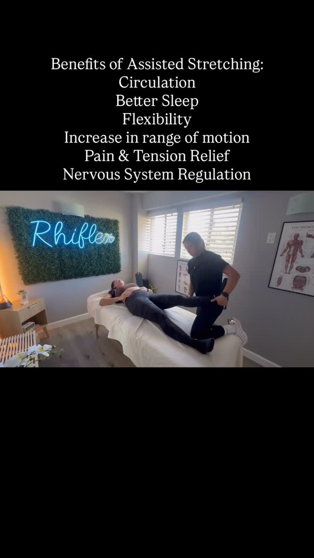 Less tightness. More mobility. Faster recovery. Assisted stretching helps your body do what it’s meant to do ✨#assistedstretching #sandiego #selfcare #recovery #wellness