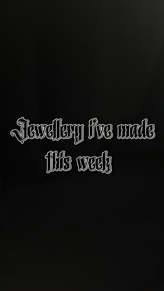 Those chainmail rings are such a challenge but I love them. ⛓️💕